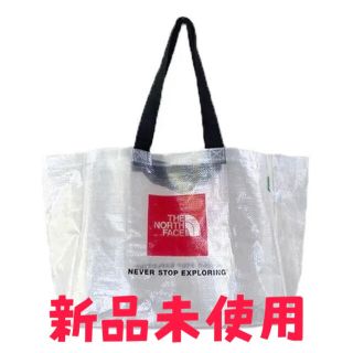 ザノースフェイス(THE NORTH FACE)の【新品未使用】ノースフェイス　クリアトートバッグ　韓国　ホワイトレーベル(トートバッグ)