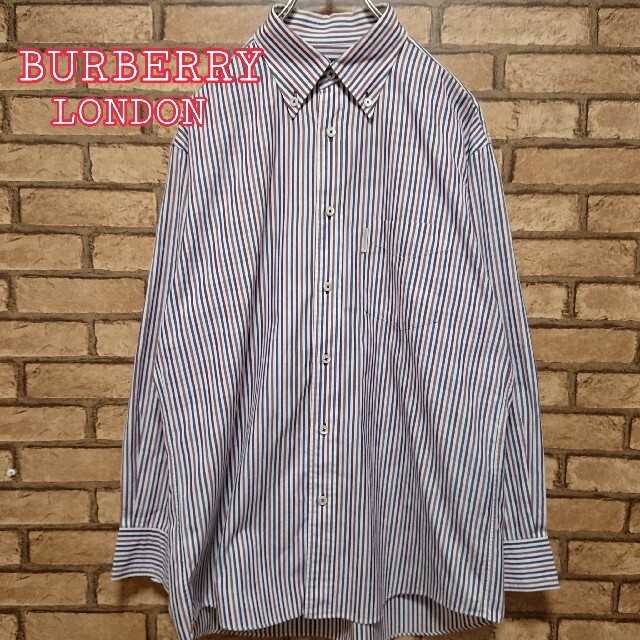 BURBERRY(バーバリー)のBURBERRY LONDON メンズ ストライプ マルチカラー 長袖 シャツ メンズのトップス(シャツ)の商品写真