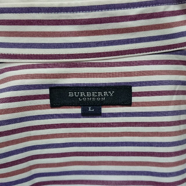 BURBERRY(バーバリー)のBURBERRY LONDON メンズ ストライプ マルチカラー 長袖 シャツ メンズのトップス(シャツ)の商品写真