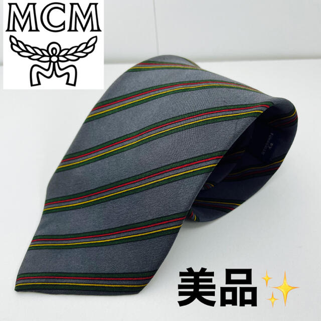 MCM(エムシーエム)の✨美品✨　MCM エムシーエム　ハイブランド　メンズネクタイ メンズのファッション小物(ネクタイ)の商品写真