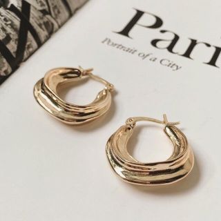 ドゥーズィエムクラス(DEUXIEME CLASSE)のheirloom hoop pierce 18k coating(ピアス)