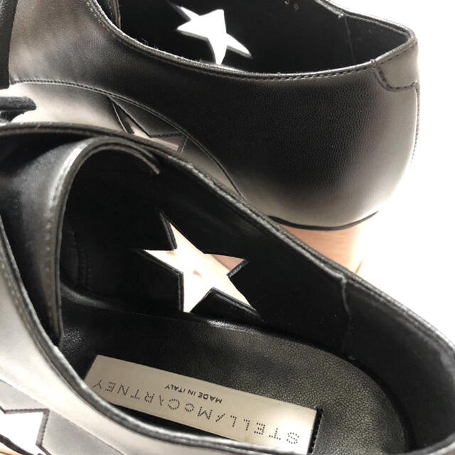 Stella McCartney(ステラマッカートニー)の新品/39 ステラ マッカートニー クリア スター エリス シューズ ブラック レディースの靴/シューズ(ローファー/革靴)の商品写真