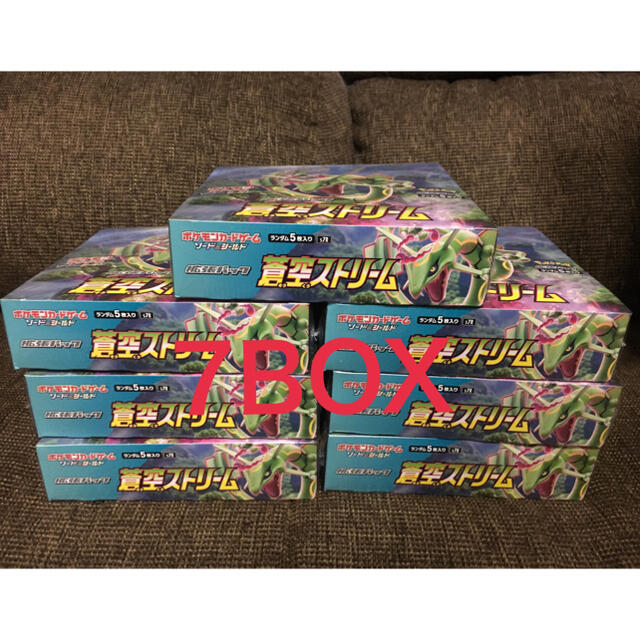 日本に ポケモン - 蒼空ストリーム 7BOXシュリンク付き未開封 Box/デッキ/パック
