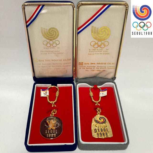 1988 ソウルオリンピック キーホルダー Olympics 韓国 五輪 の 1988 ソウルオリンピック キーホルダー Olympics 韓国 五輪 の