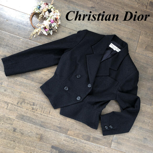 Christian Dior - Christian Dior クリスチャンディオール　ツイード　9 ブラック