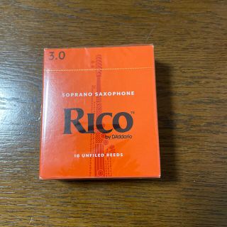 リコ(RICO)のソプラノサックス用リード　RICO 3.0(サックス)