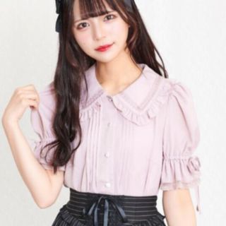 シークレットハニー(Secret Honey)の新品★完売品★シークレットハニー ビッグフリル襟ブラウス★(シャツ/ブラウス(半袖/袖なし))