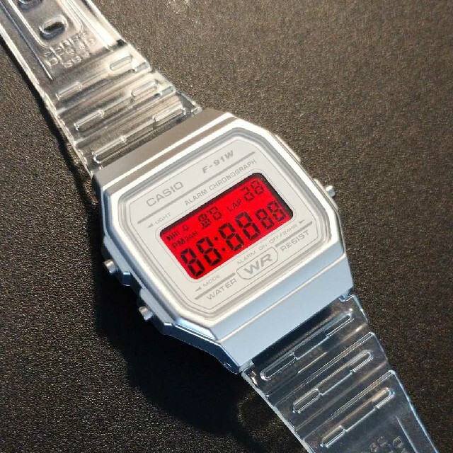 CASIO(カシオ)の【新品】カシオ チープカシオ クリア　スケルトン デジタル腕時計  スペシャルレ メンズの時計(腕時計(デジタル))の商品写真