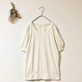 ローリーズファーム(LOWRYS FARM)のLOWRYS FARM/コットンパフスリーブプルオーバーカットソー Tシャツ(カットソー(半袖/袖なし))