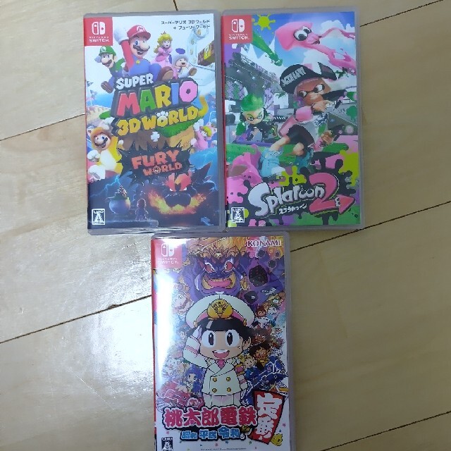 NintendoSwitchソフト品３本まとめ売り発送(ネコポス)家庭用ゲームソフト