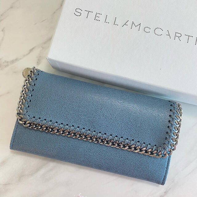 ラスト１【新品】STELLA McCARTNEY ファラベラ フラップ 長財布