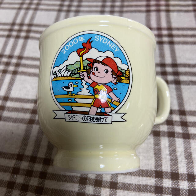 不二家(フジヤ)のペコちゃん　コーヒーカップ インテリア/住まい/日用品のキッチン/食器(グラス/カップ)の商品写真