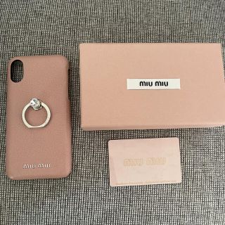 ミュウミュウ(miumiu)のmiumiu♡iPhonexsケース(iPhoneケース)