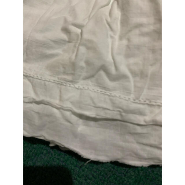 白　フレアスカート　サマースカート レディースのスカート(ひざ丈スカート)の商品写真