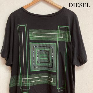 ディーゼル(DIESEL)のレアデザイン！【複数割】ディーゼル　DIESEL 黒　半袖カットソー　Sサイズ(Tシャツ/カットソー(半袖/袖なし))