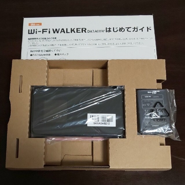 au(エーユー)の【未使用】au Wi-Fi WALKER DATA08W スマホ/家電/カメラのスマートフォン/携帯電話(その他)の商品写真