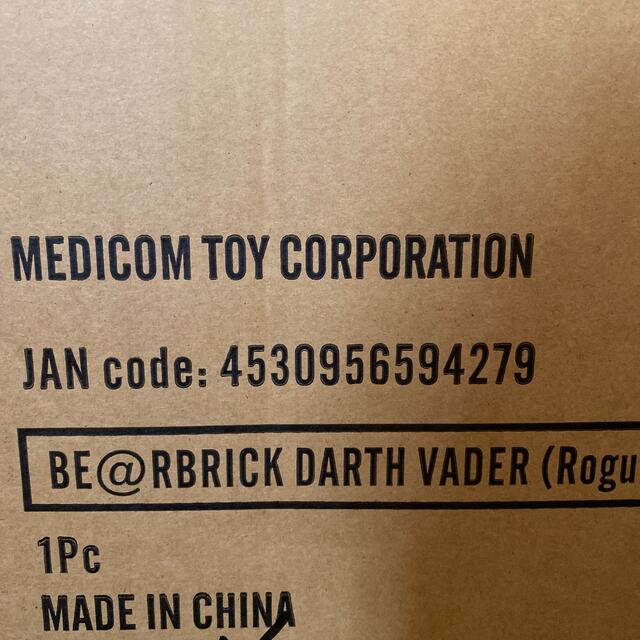 MEDICOM TOY(メディコムトイ)のBE@RBRICK DARTH VADER 1000% ダースベーダー エンタメ/ホビーのおもちゃ/ぬいぐるみ(その他)の商品写真