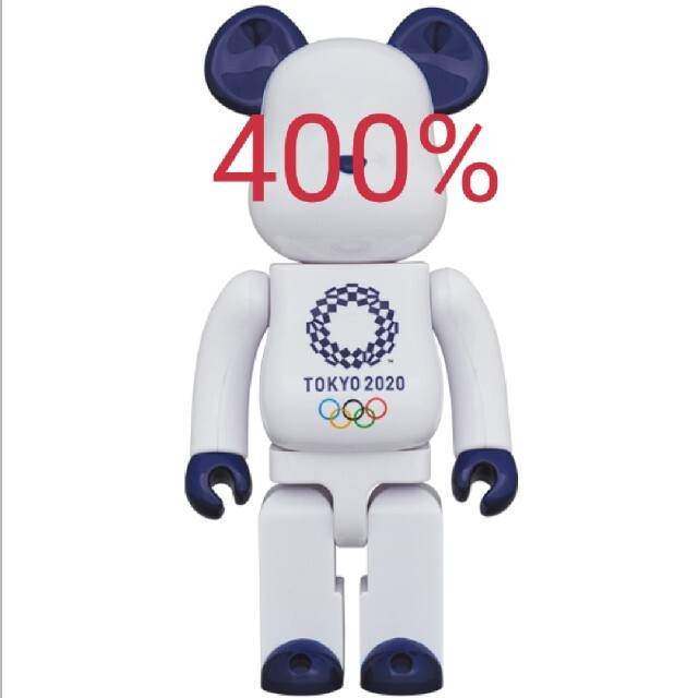 BE@RBRICK 東京2020 オリンピックエンブレム 400％ベアブリック400％状態