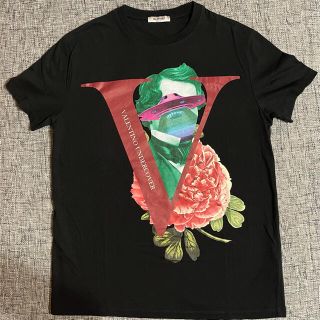 美品 ヴァレンチノ ×アンダーカバー 19年製 プリント 半袖Ｔシャツ メンズ 黒 XXS カットソー undercover Valentino