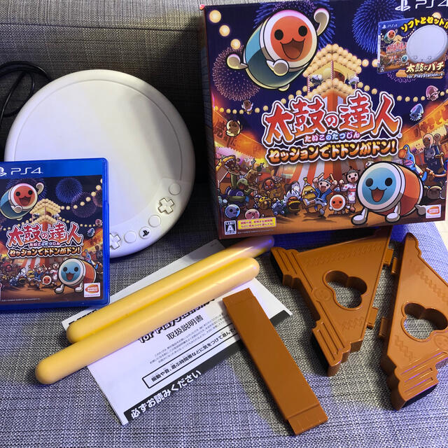 BANDAI NAMCO Entertainment(バンダイナムコエンターテインメント)の太鼓の達人　PS4 セッションでドドンがドン！ エンタメ/ホビーのゲームソフト/ゲーム機本体(家庭用ゲームソフト)の商品写真