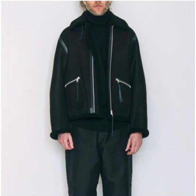 COMOLI 17AW シープスキンフライトジャケット 2 ムートン