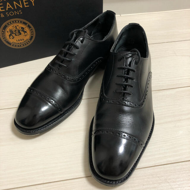 CHEANEY(チーニー)のチーニー  ロジャー　ブラック　UK7 メンズの靴/シューズ(ドレス/ビジネス)の商品写真