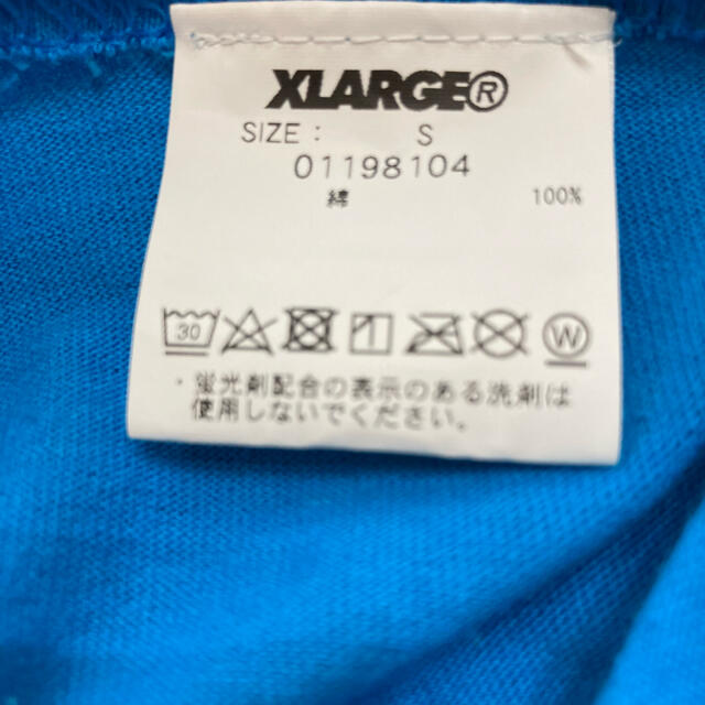 XLARGE(エクストララージ)の【複数割】X-LARGE エクストララージ　半袖Tシャツ　青　Sサイズ メンズのトップス(Tシャツ/カットソー(半袖/袖なし))の商品写真