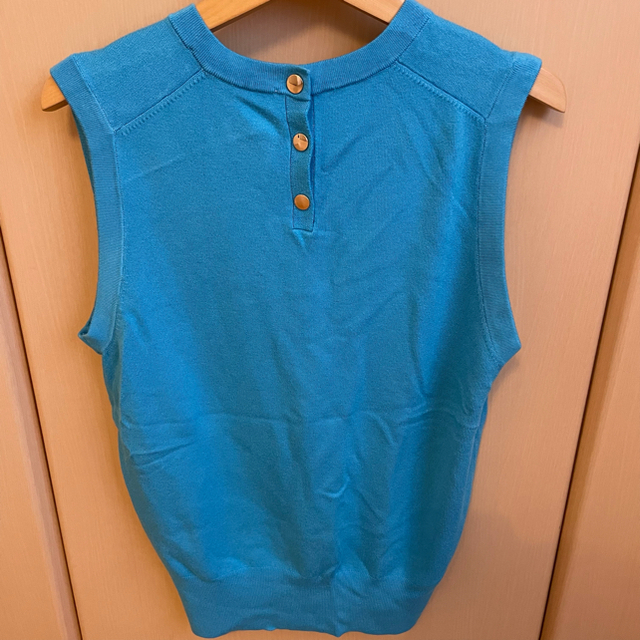 ZARA(ザラ)のZARA ノースリーブニットトップス レディースのトップス(Tシャツ(半袖/袖なし))の商品写真