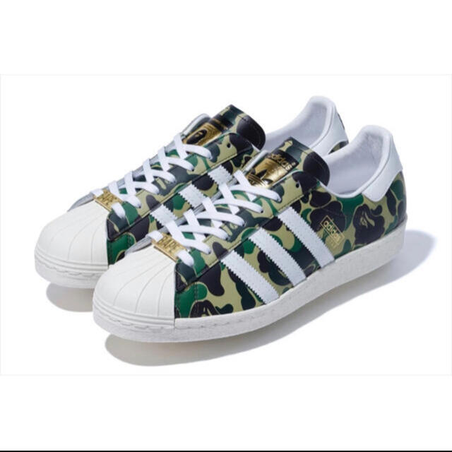 adidas(アディダス)のadidas × BAPE  SUPERSTAR 80’S   23.5cm レディースの靴/シューズ(スニーカー)の商品写真