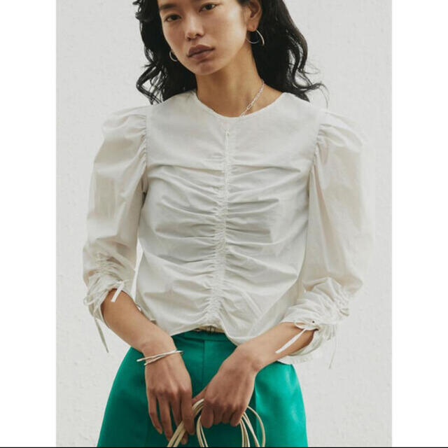 2WAY LADY FISHBONE MINI BLOUSE