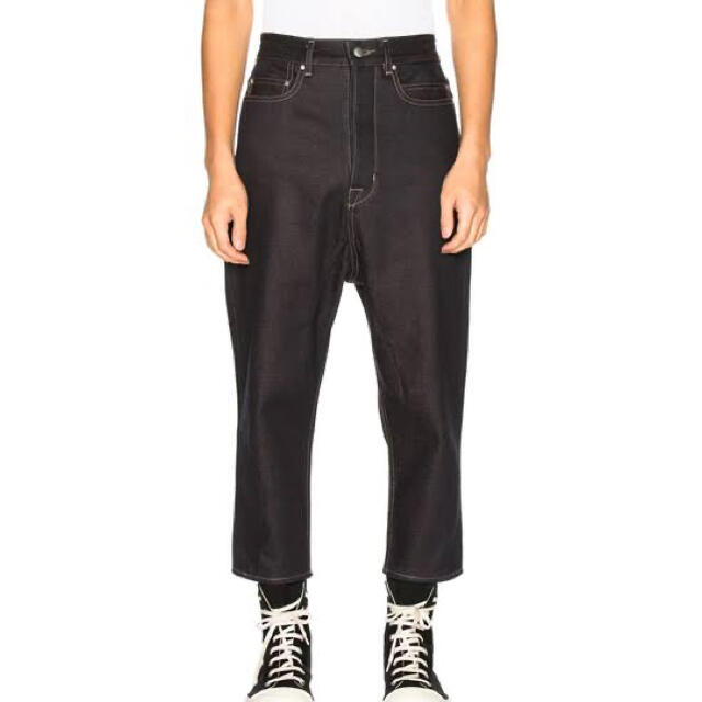 Rick Owens(リックオウエンス)のRick Owens Cropped pants クロップド デニムパンツ メンズのパンツ(デニム/ジーンズ)の商品写真