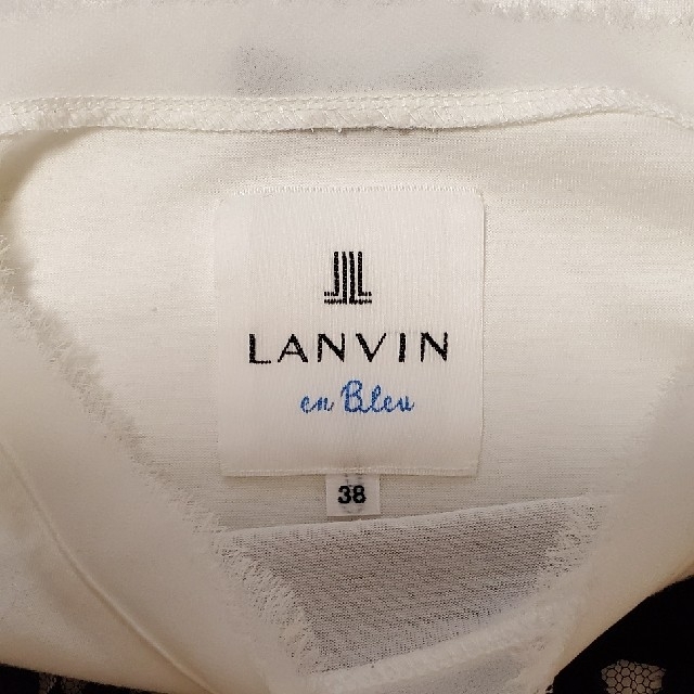 LANVIN en Bleu(ランバンオンブルー)の【美品】LANVINオンブルー　半袖トップス レディースのトップス(カットソー(半袖/袖なし))の商品写真