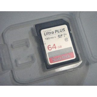 SanDisk SDXCカード Ultra PLUS 64GB Class10(ミラーレス一眼)