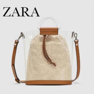 ザラ(ZARA)のZARA ザラ 2way PVCクリアバッグ(ハンドバッグ)