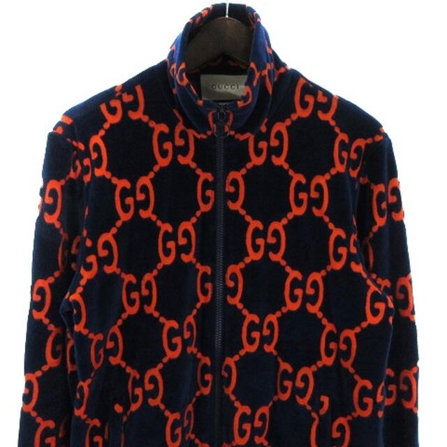 Gucci(グッチ)のGUCCI 18AW シェニール GG 総柄 ジャケット ベロア XS メンズのジャケット/アウター(その他)の商品写真