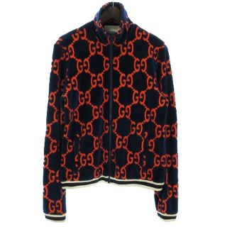 グッチ(Gucci)のGUCCI 18AW シェニール GG 総柄 ジャケット ベロア XS(その他)