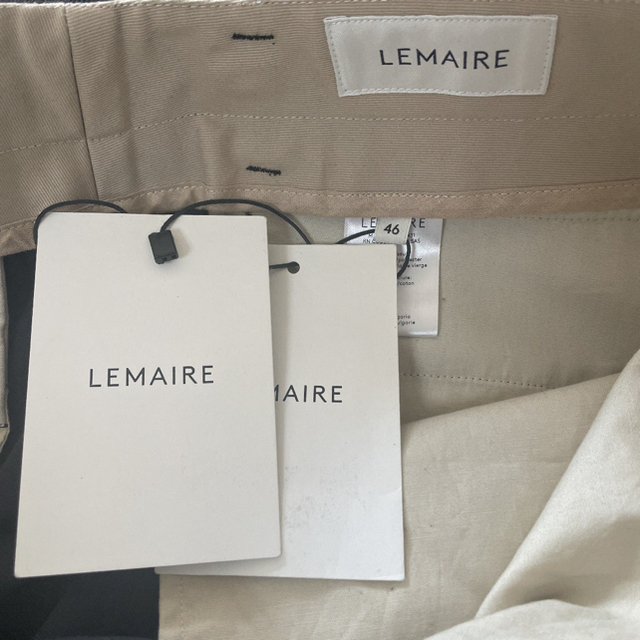 LEMAIRE ルメール　ワイドレッグパンツ　ブラック