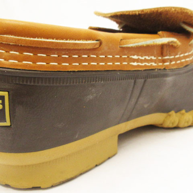 L.L.Bean(エルエルビーン)のエルエルビーン Bean Boots ブーツ ラバーモカシン レイン 茶 7N メンズの靴/シューズ(長靴/レインシューズ)の商品写真