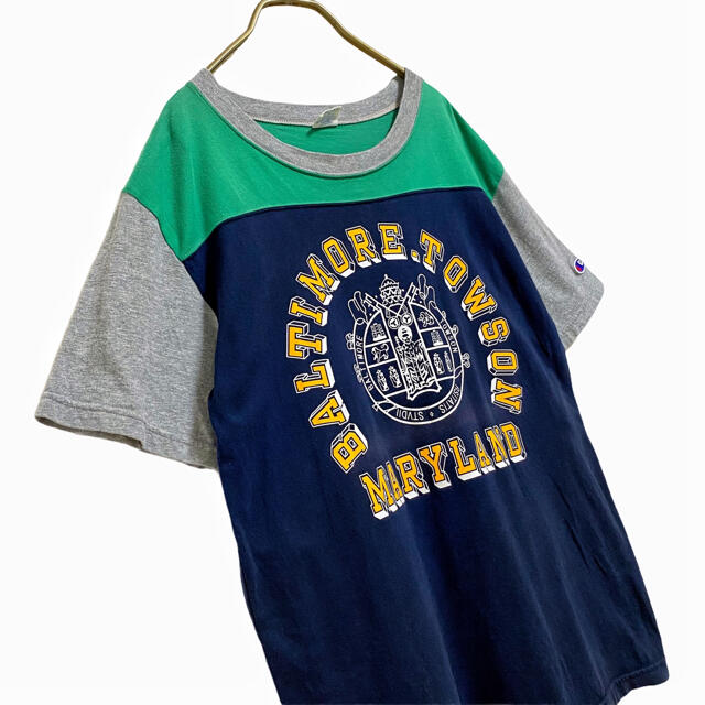 Champion(チャンピオン)の【限定】チャンピオン トリコタグ 復刻 カレッジ リンガーTシャツ メンズ S メンズのトップス(Tシャツ/カットソー(半袖/袖なし))の商品写真