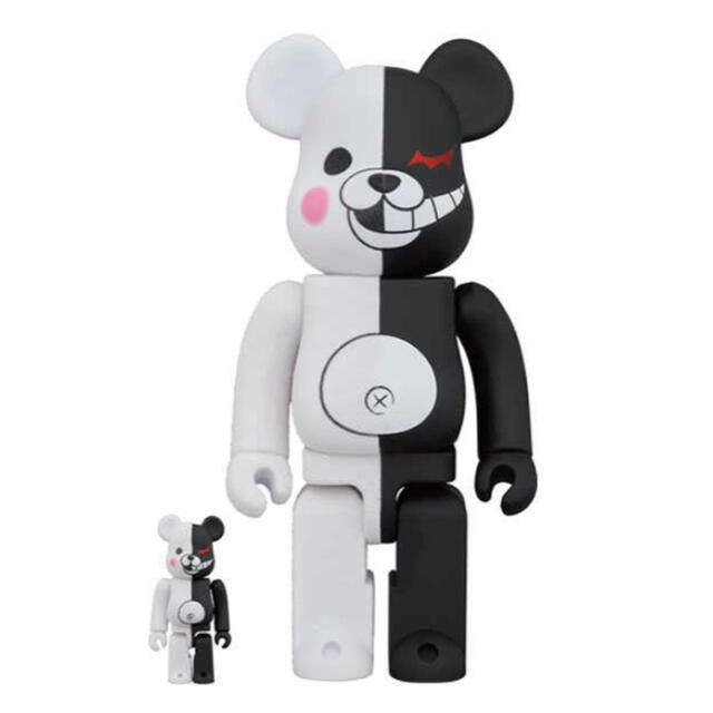 BE@RBRICK モノクマ ラバーコート＆フロッキー 100％vs400％