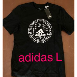 アディダス(adidas)のadidas アディダスロゴTシャツ(Tシャツ/カットソー(半袖/袖なし))