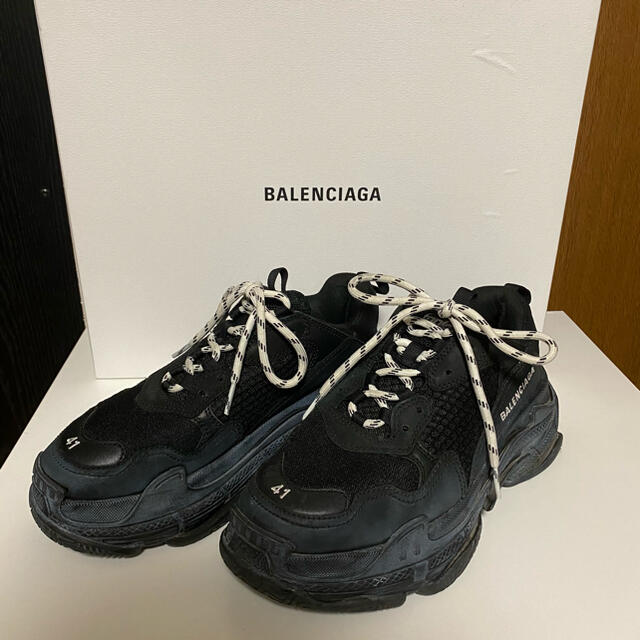 スニーカーBALENCIAGA triple s black