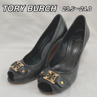 トリーバーチ(Tory Burch)の【大人気】Tory Burch オープントゥ　ウェッジ　パンプス(ハイヒール/パンプス)