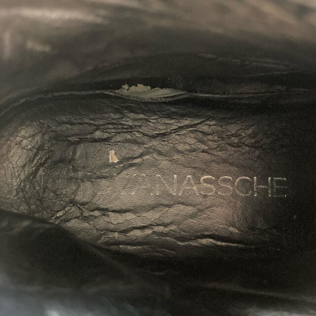 KRIS VAN ASSCHE(クリスヴァンアッシュ)のクリスヴァンアッシュ　モノトーンハイカットベルテットスニーカー メンズの靴/シューズ(スニーカー)の商品写真