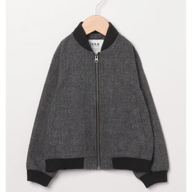 ikka(イッカ)のイッカキッズ　グレンチェックブルゾン定価5280円140センチ キッズ/ベビー/マタニティのキッズ服男の子用(90cm~)(ジャケット/上着)の商品写真