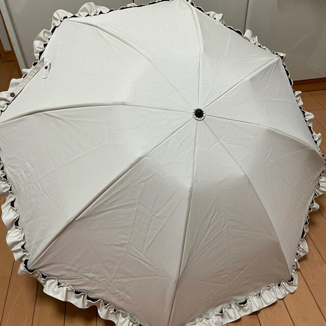 芦屋ロサブラン　3段折日傘(50cm)　シングルフリル レディースのファッション小物(傘)の商品写真