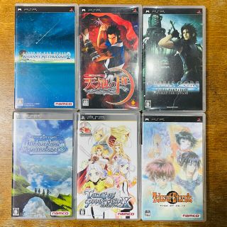 プレイステーションポータブル(PlayStation Portable)のPSP UMDソフト6本セット(携帯用ゲームソフト)