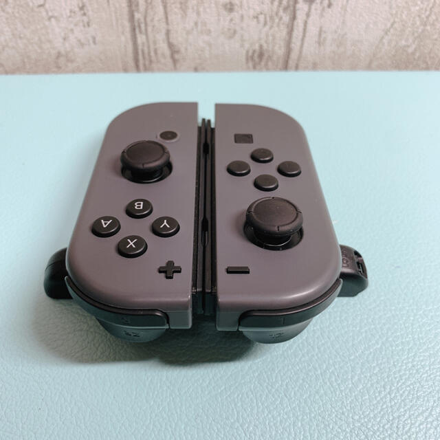 ストラップ２本つき 廃盤グレー Switch 左右 ジョイコンJoy-Con - その他