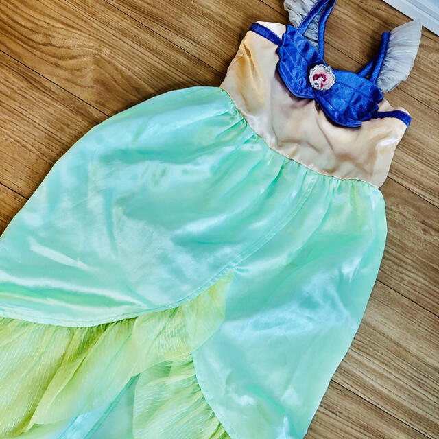 Disney(ディズニー)の美品　ディズニー　プリンセス　アリエルドレス キッズ/ベビー/マタニティのキッズ服女の子用(90cm~)(ワンピース)の商品写真