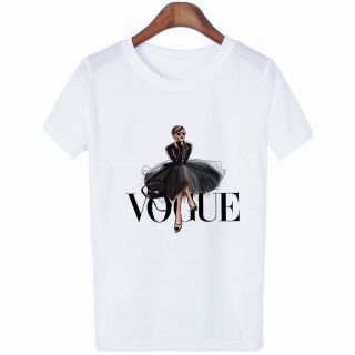 【新品】vogue Tシャツ ホワイト 2XLサイズ(Tシャツ(半袖/袖なし))